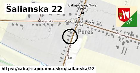 Šalianska 22, Cabaj - Čápor