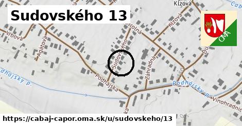 Sudovského 13, Cabaj - Čápor