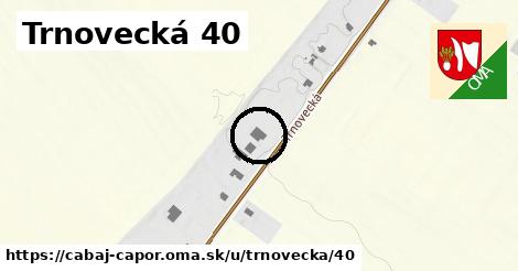 Trnovecká 40, Cabaj - Čápor