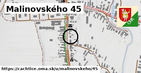 Malinovského 45, Čachtice