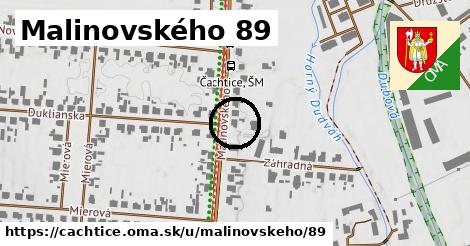 Malinovského 89, Čachtice