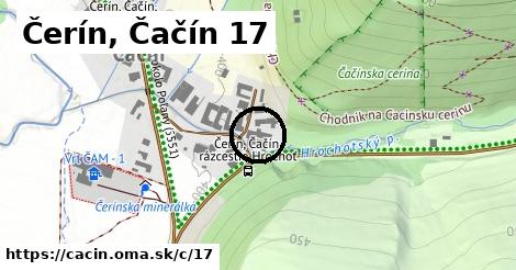 Čerín, Čačín <span class="supisne">17</span>