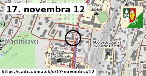 17. novembra 12, Čadca