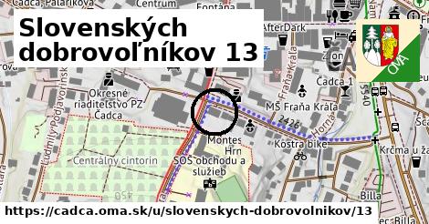 Slovenských dobrovoľníkov 13, Čadca