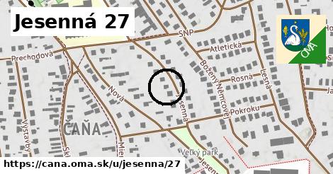 Jesenná 27, Čaňa