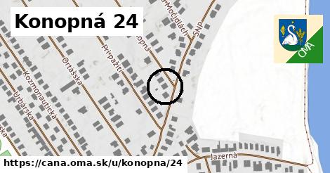 Konopná 24, Čaňa