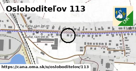 Osloboditeľov 113, Čaňa