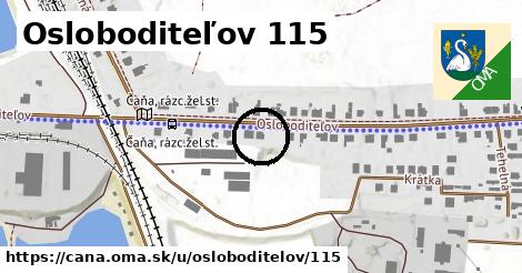 Osloboditeľov 115, Čaňa