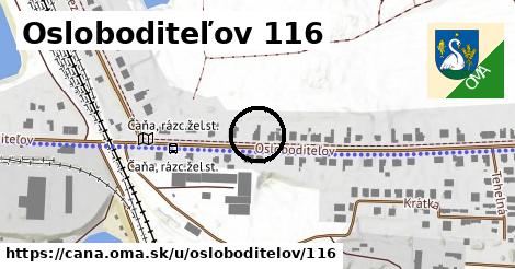 Osloboditeľov 116, Čaňa