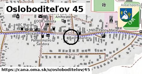 Osloboditeľov 45, Čaňa