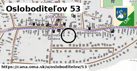 Osloboditeľov 53, Čaňa