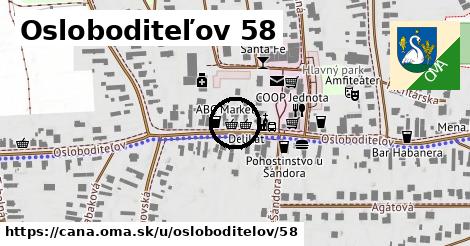 Osloboditeľov 58, Čaňa