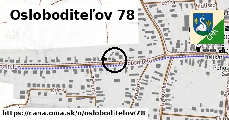 Osloboditeľov 78, Čaňa