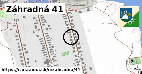 Záhradná 41, Čaňa