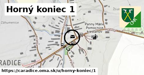 Horný koniec 1, Čaradice