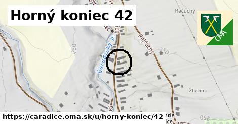 Horný koniec 42, Čaradice