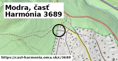 Modra, časť Harmónia <span class="supisne">3689</span>