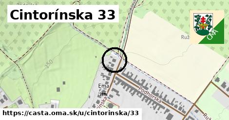 Cintorínska 33, Častá