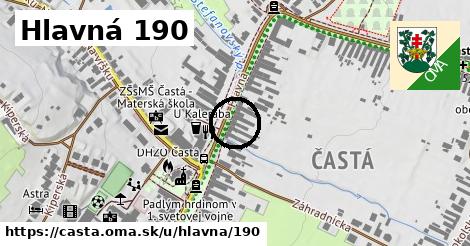 Hlavná 190, Častá