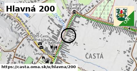 Hlavná 200, Častá