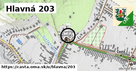 Hlavná 203, Častá