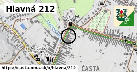 Hlavná 212, Častá