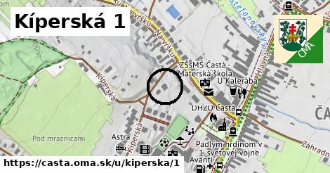 Kíperská 1, Častá