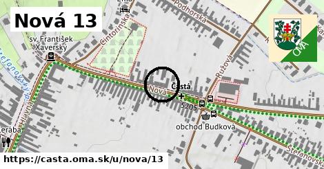 Nová 13, Častá