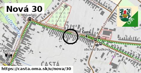 Nová 30, Častá