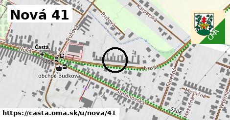 Nová 41, Častá