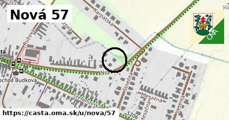 Nová 57, Častá