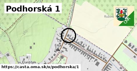 Podhorská 1, Častá