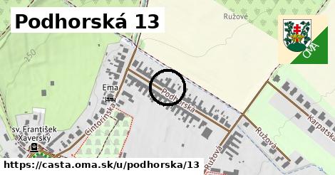 Podhorská 13, Častá