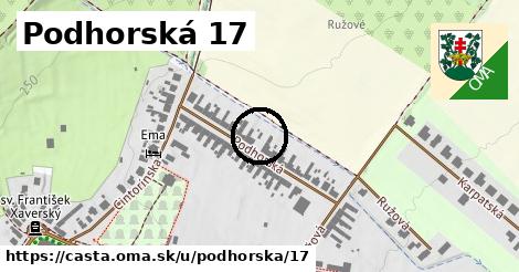 Podhorská 17, Častá