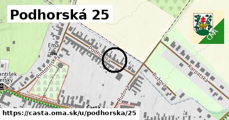 Podhorská 25, Častá