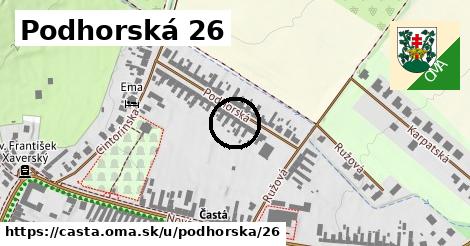 Podhorská 26, Častá