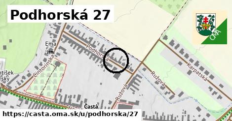 Podhorská 27, Častá