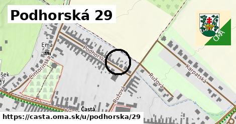 Podhorská 29, Častá