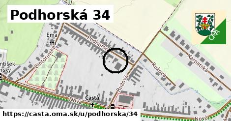 Podhorská 34, Častá