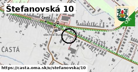 Štefanovská 10, Častá