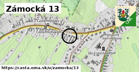 Zámocká 13, Častá