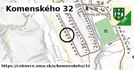 Komenského 32, Čebovce