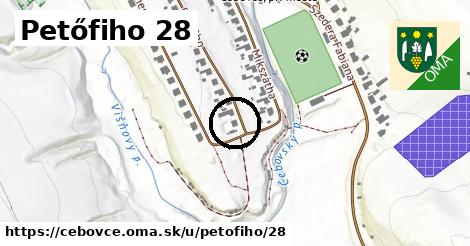 Petőfiho 28, Čebovce