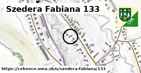 Szedera Fabiana 133, Čebovce