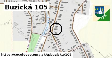 Buzická 105, Čečejovce