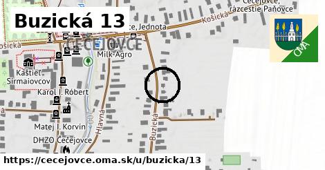 Buzická 13, Čečejovce