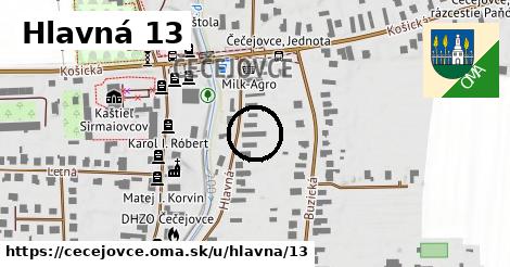 Hlavná 13, Čečejovce