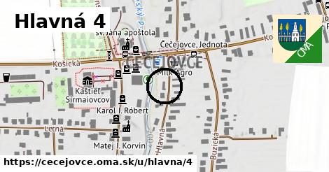 Hlavná 4, Čečejovce