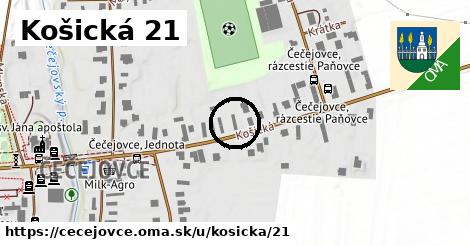 Košická 21, Čečejovce