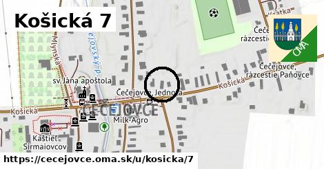 Košická 7, Čečejovce